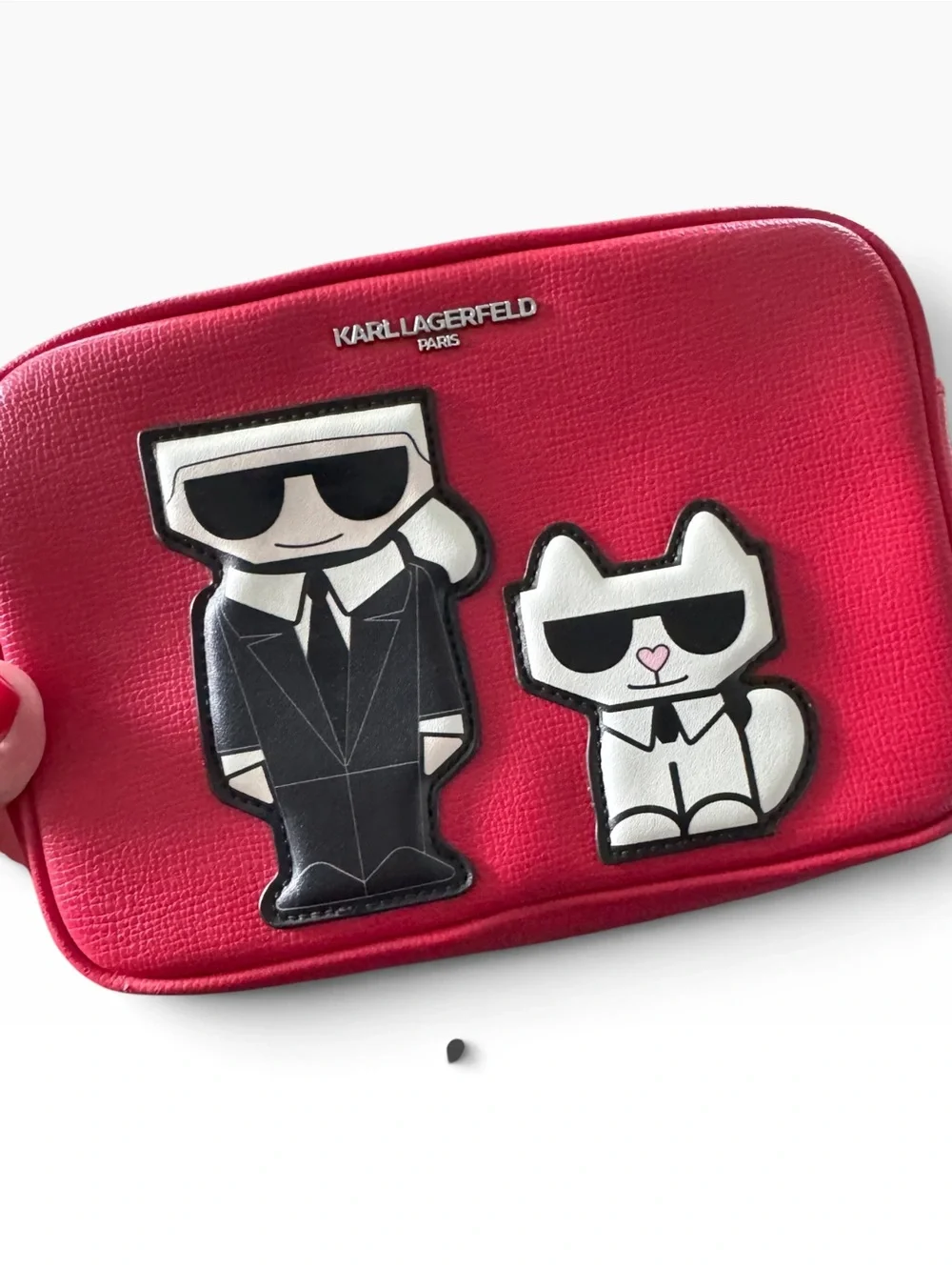 red Karl Lagerfeld Paris Maybelle Crossbody Bag